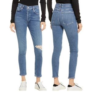 AGOLDE Nico High Rise Slim Fit Denim Jeans